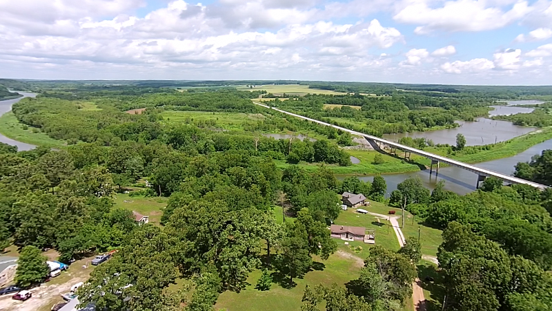 Aerial View of Roscoe, MO